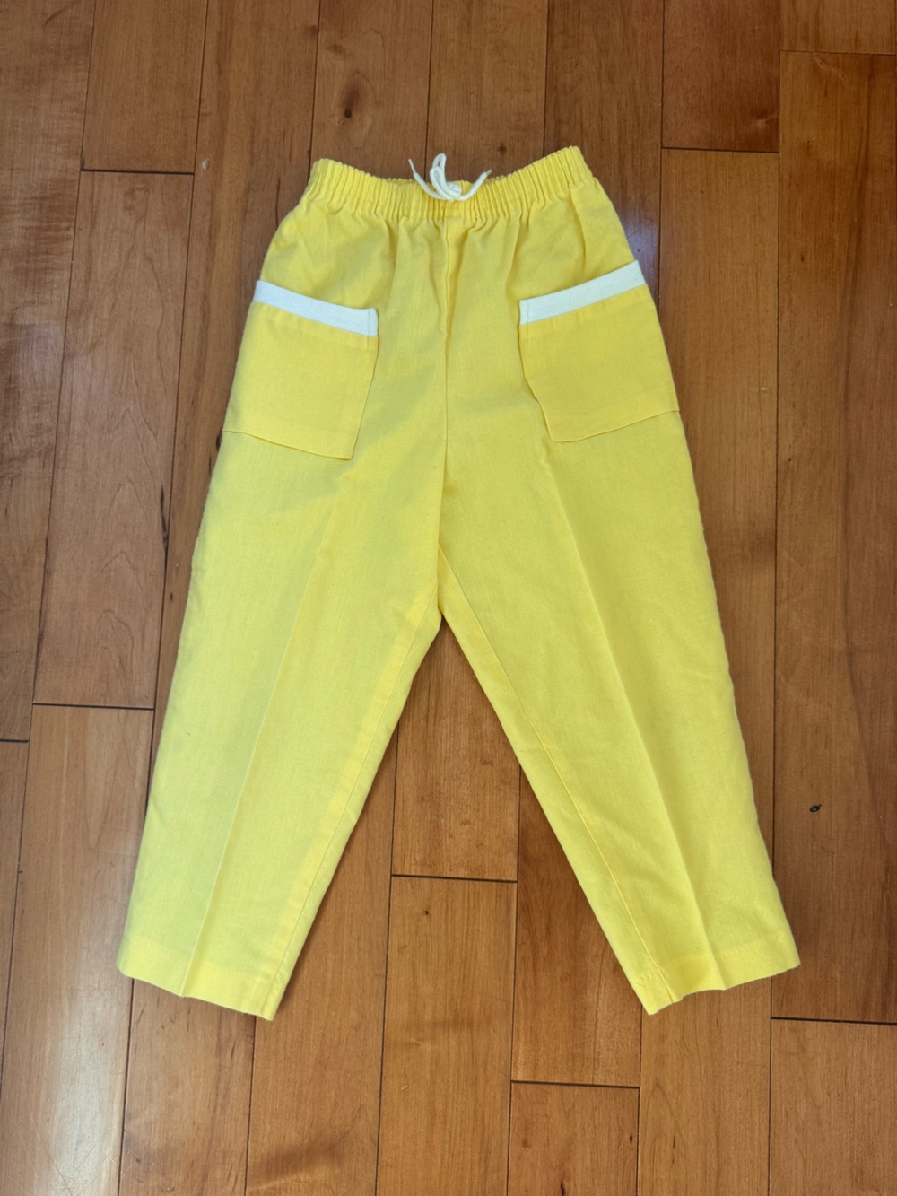 Vintage Yellow Pocket Jogger Pants toddler
